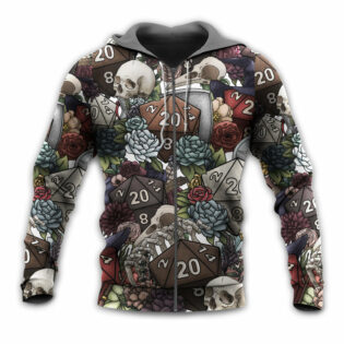 D20 Dice Dark Vibe - Hoodie - Owl Ohh - Owl Ohh