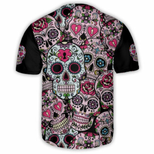 Sugar Skull Amazing - Baseball Jersey - Owl Ohh - Owl Ohh