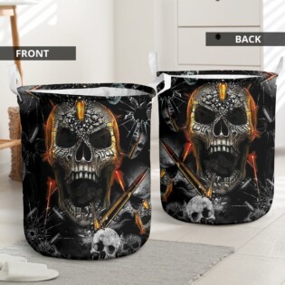 Skull Oh My Skull Cool - Laundry Basket - Owl Ohh - Owl Ohh