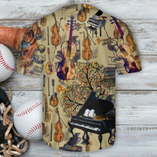 Music All My Life Love It - Baseball Jersey - Owl Ohh - Owl Ohh