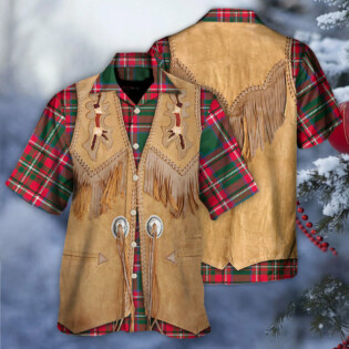 Christmas Santa Vintage Western Jacket Fringe - Hawaiian Shirt - Owl Ohh - Owl Ohh