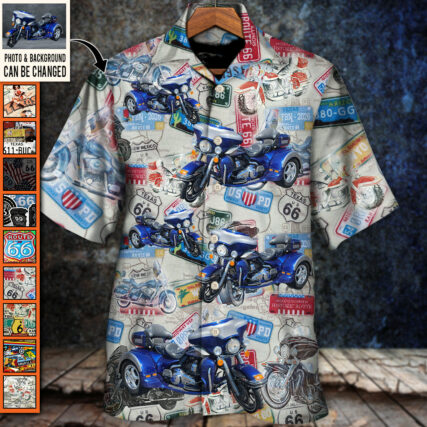 Motorcycle Burn Rubber Not Your Sole - Hawaiian Shirt - Personalized Photo Gifts, Custom Photo Gifts, Personalized Gifts Ideas - Owl Ohh