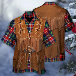 Christmas Santa Cool String Sleeveless Leather - Hawaiian Shirt - Owl Ohh - Owl Ohh