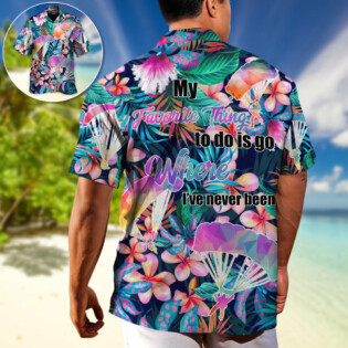 Parasailing My Favorite Thing To Do Is Go Where I've Never Been - Hawaiian Shirt - Owl Ohh-Owl Ohh