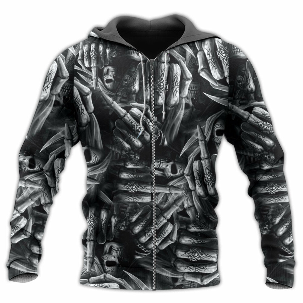 Skull Life Is The Whisper Of The Death - Hoodie - Owl Ohh - Owl Ohh