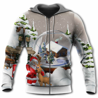 Christmas Santa Giving Christmas For Everyone - Hoodie - Owl Ohh - Owl Ohh