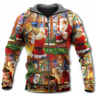 Santa Claus Christmas Merry Xmas - Hoodie - Owl Ohh - Owl Ohh