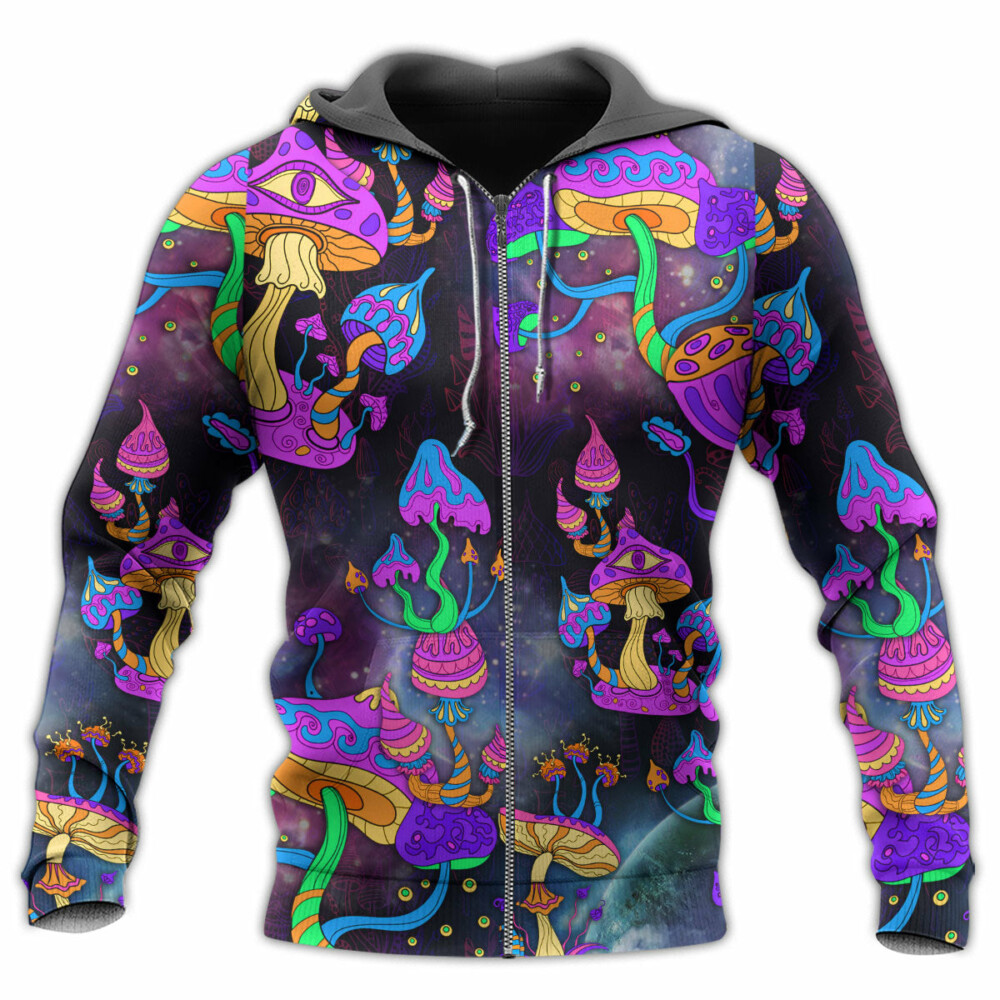 Hippie Mushroom Hippie Life Lover - Hoodie - Owl Ohh - Owl Ohh