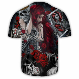 Skull Love Is Life - Baseball Jersey - Owl Ohh - Owl Ohh