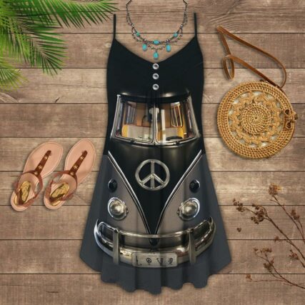 Hippie Van Retro Cool Style - Summer Dress - Owl Ohh - Owl Ohh