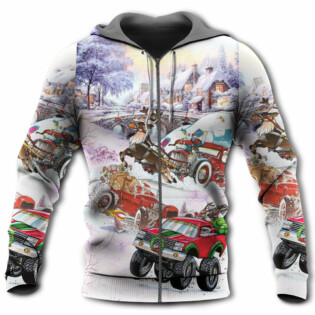 Christmas Car Run Xmas Hohoho - Hoodie - Owl Ohh - Owl Ohh