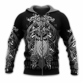 Viking Warrior Blood Pattern - Hoodie - Owl Ohh - Owl Ohh