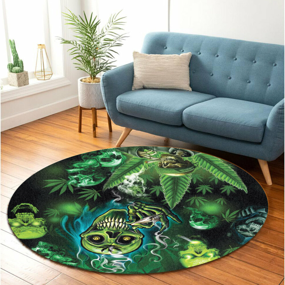 Skull So High Amazing Style - Round Mat - Owl Ohh - Owl Ohh