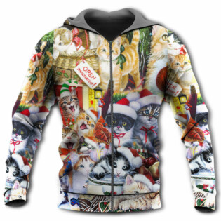 Christmas Cat Love Xmas - Hoodie - Owl Ohh - Owl Ohh