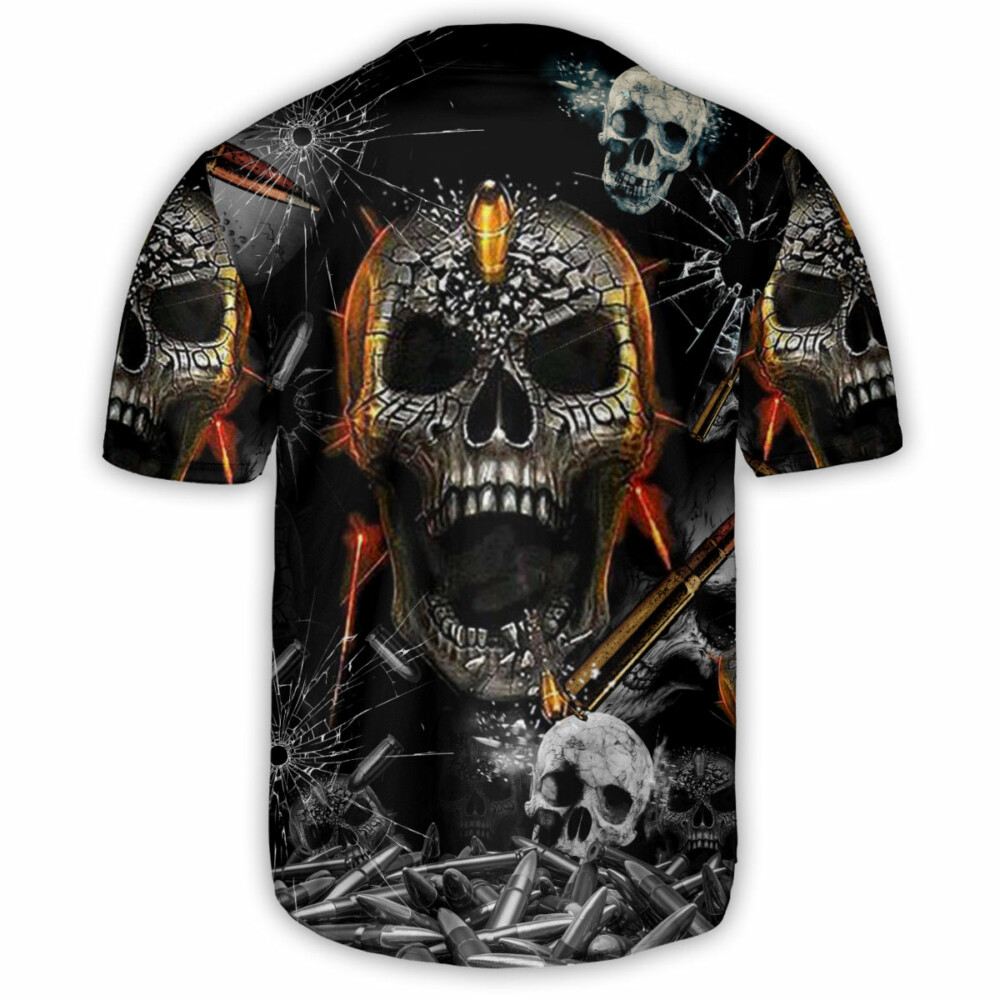 Skull Oh My Skull - Baseball Jersey - Owl Ohh - Owl Ohh