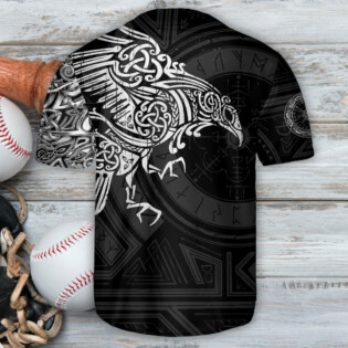 Viking Valhalla The Ravens - Baseball Jersey - Owl Ohh - Owl Ohh