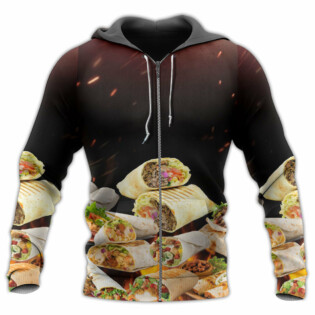 Food Burritos Fast Food Delicious - Hoodie - Owl Ohh - Owl Ohh