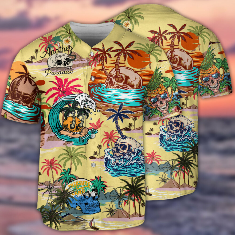Skull Paradise Love It - Baseball Jersey - Owl Ohh - Owl Ohh