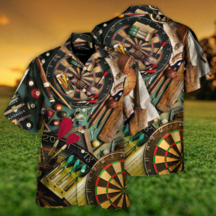 Dart World Okayest Dart Player - Hawaiian Shirt - Owl Ohh - Owl Ohh