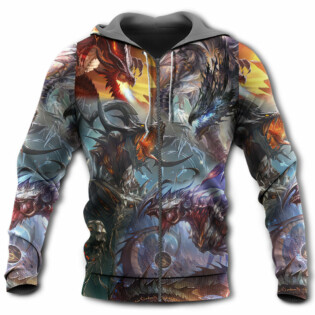 Dragon Fantasy World Dragon Magic - Hoodie - Owl Ohh - Owl Ohh