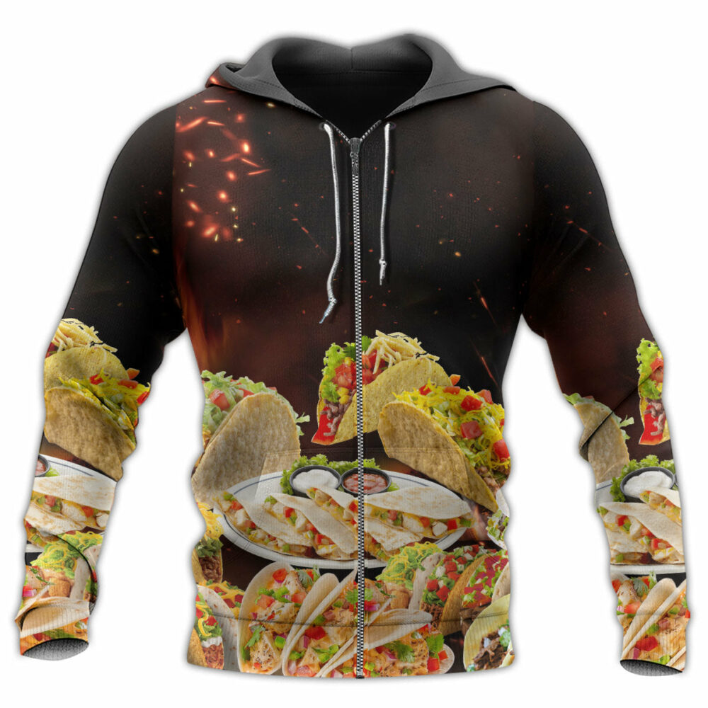 Food Tacos Fast Food Delicious - Hoodie - Owl Ohh - Owl Ohh