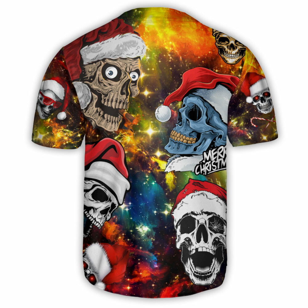 Skull Love Christmas - Baseball Jersey - Owl Ohh - Owl Ohh