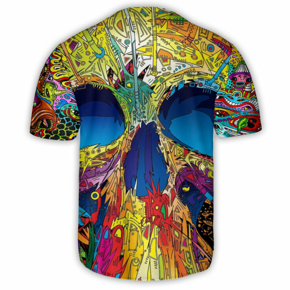 Skull Summer Style - Baseball Jersey - Owl Ohh - Owl Ohh