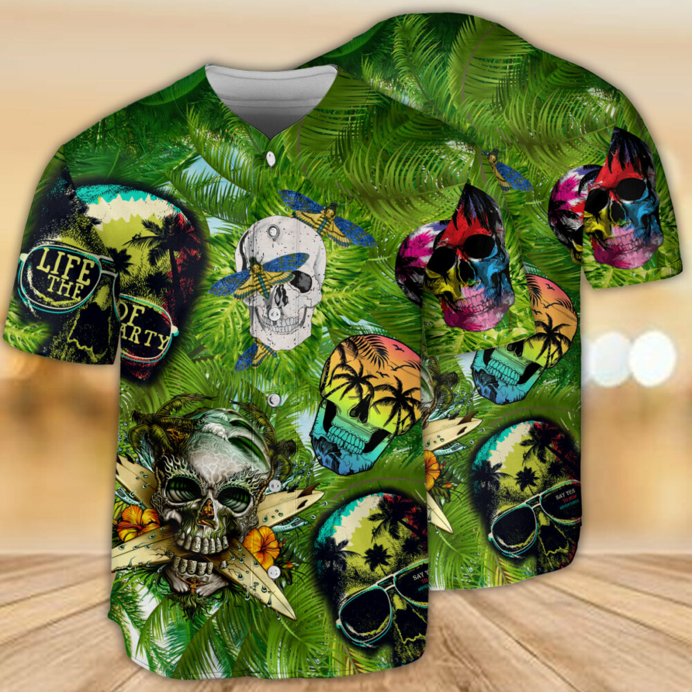 Skull Where There Is Life There Is Hope - Baseball Jersey - Owl Ohh - Owl Ohh