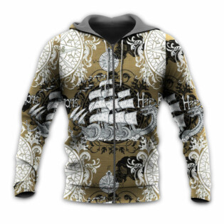 Dragon Old Ship Vintage Anchor Sea Life - Hoodie - Owl Ohh - Owl Ohh