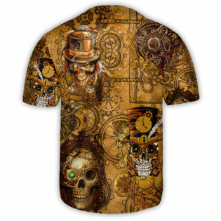 Skull Pirates Retro Style - Baseball Jersey - Owl Ohh - Owl Ohh