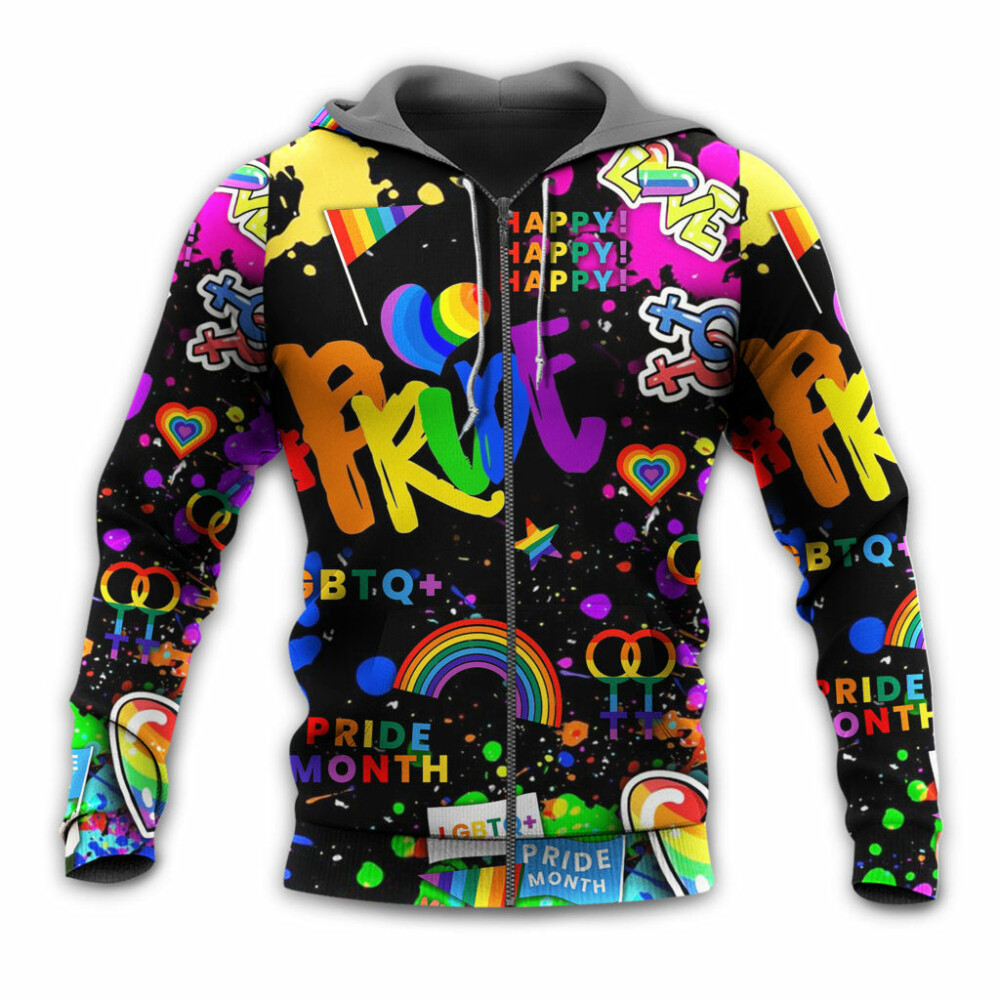 LGBT Pride Mix Color - Hoodie - Owl Ohh - Owl Ohh