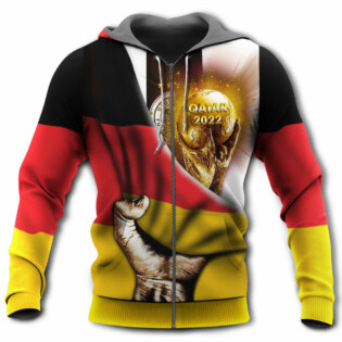World Cup Qatar 2022 Germany Will Be The Champion Flag Vintage - Hoodie - Owl Ohh - Owl Ohh