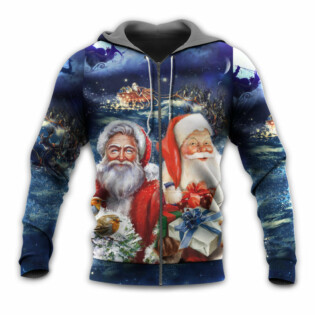 Christmas Santa Claus Snow - Hoodie - Owl Ohh - Owl Ohh