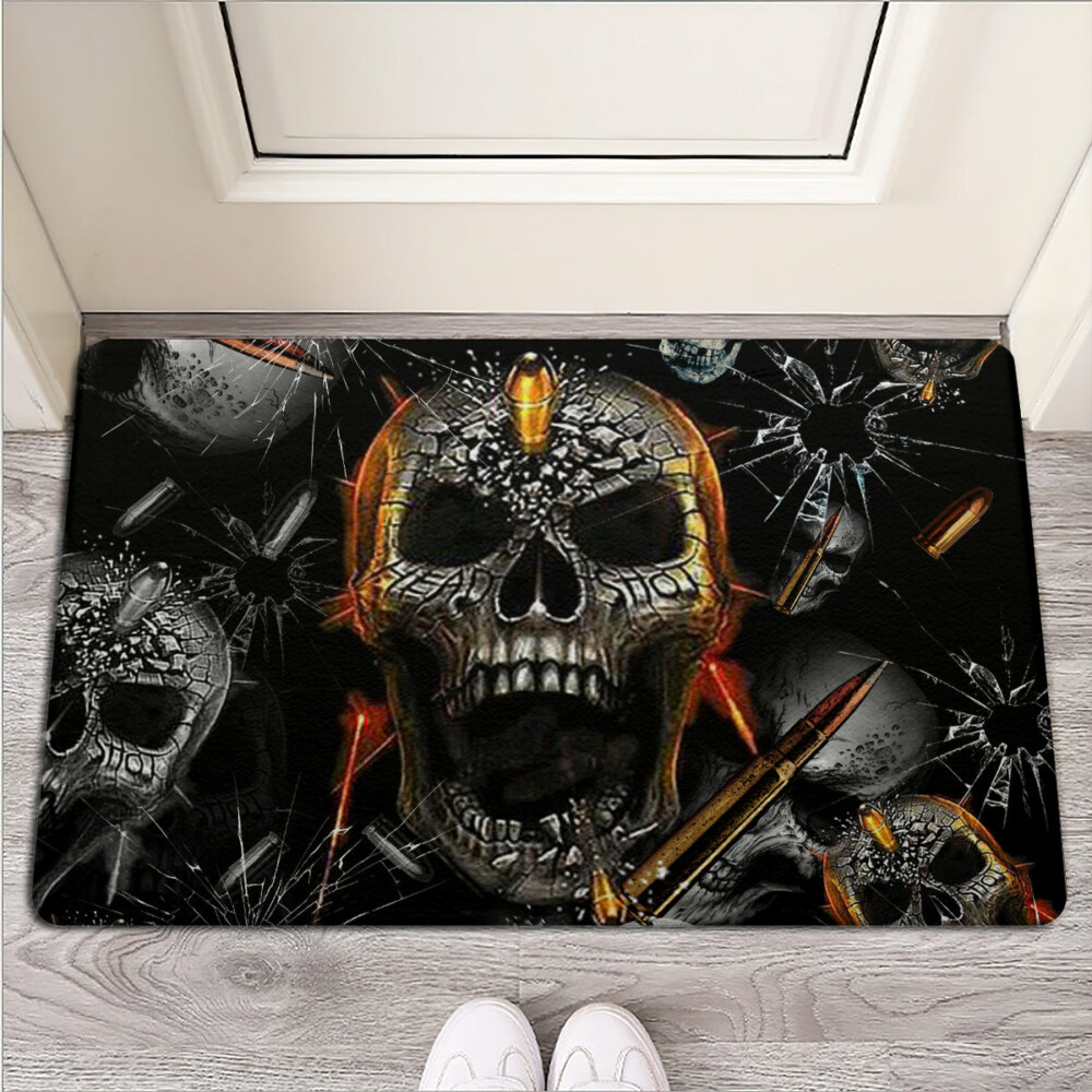 Skull Oh My Skull Cool - Doormat - Owl Ohh - Owl Ohh
