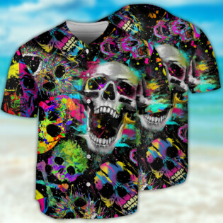 Skull Scare Style - Baseball Jersey - Owl Ohh - Owl Ohh
