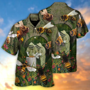 Bee Alert Beekeeper Vintage Style - Hawaiian Shirt - Owl Ohh - Owl Ohh