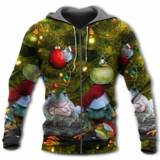 Christmas Frog Merry Christmas Bauble - Hoodie - Owl Ohh - Owl Ohh