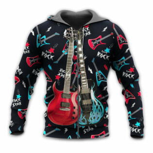 Guitar All I Need Is Playing Music - Hoodie - Owl Ohh - Owl Ohh
