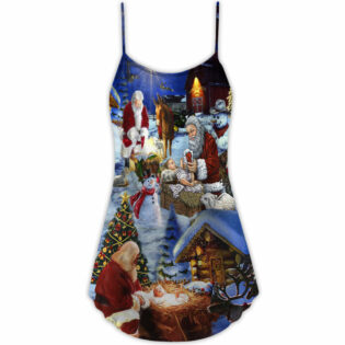 Christmas Jesus Is The Best Gift Ever - V-neck Sleeveless Cami Dress - Owl Ohh - Owl Ohh