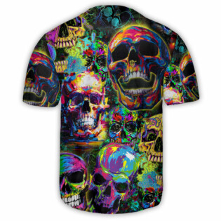 Skull Smiley - Baseball Jersey - Owl Ohh - Owl Ohh
