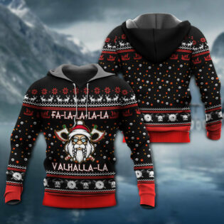 Viking Valhalla White And Red - Hoodie - Owl Ohh - Owl Ohh