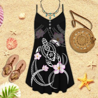 Turtle Is Beach Soul Black - Summer Dress - Owl Ohh - Owl Ohh