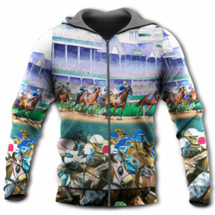 Horse Racing We Love Amazing Vibe - Hoodie - Owl Ohh - Owl Ohh