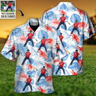 Cricket You Want Tropical Style Custom Photo - Hawaiian Shirt - Personalized Photo Gifts for men and women, kids - Owl Ohh
