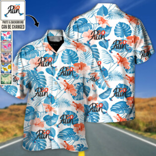 Running Club You Want Tropical Style Custom Photo - Hawaiian Shirt - Personalized Photo Gifts for men and women, kids - Owl Ohh