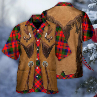 Christmas Santa Vintage Fringe Leather Suede Vest - Hawaiian Shirt - Owl Ohh - Owl Ohh