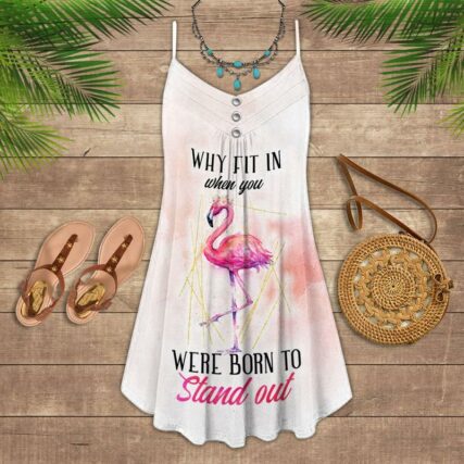 Flamingo Loves Summer Tropical Vibes Beautiful - Summer Dress - Owl Ohh - Owl Ohh