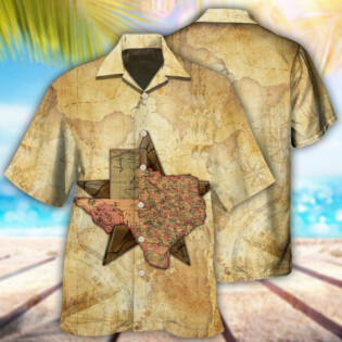 Texas Peace Life Style In Map - Hawaiian Shirt - Owl Ohh - Owl Ohh