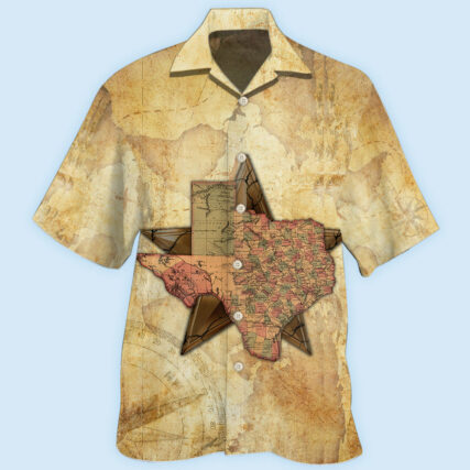 Texas Peace Life Style In Map - Hawaiian Shirt - Owl Ohh - Owl Ohh