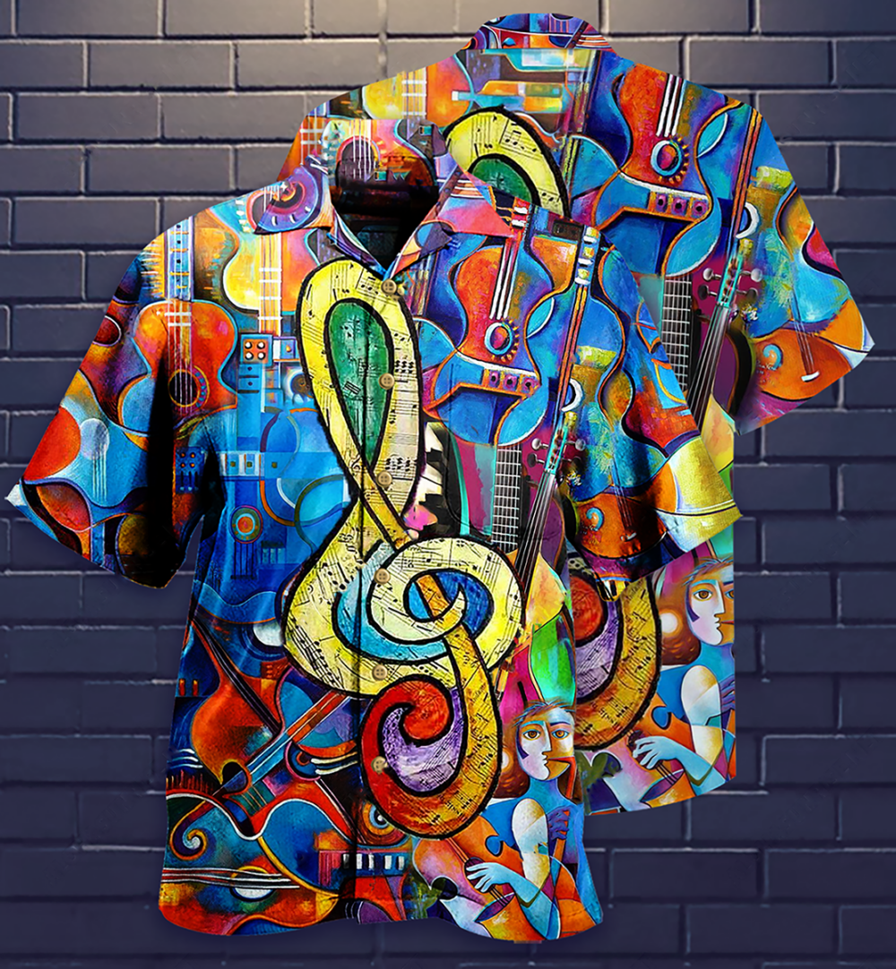 Music Love Live Life Style - Hawaiian Shirt - Owl Ohh - Owl Ohh